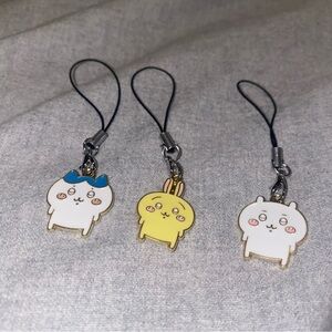 Chiikawa enamel charm set